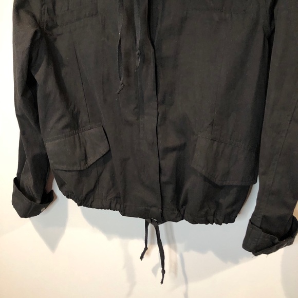 BRANDI MELVILLE Hailey Zip Hood Jacket Black OS - Picture 6 of 16